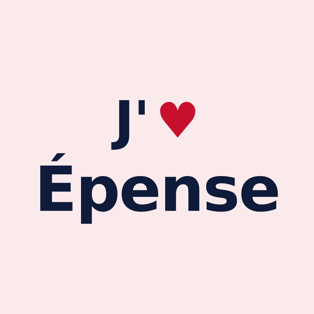 Magnet personnalisé Épense — design J'aime Épense