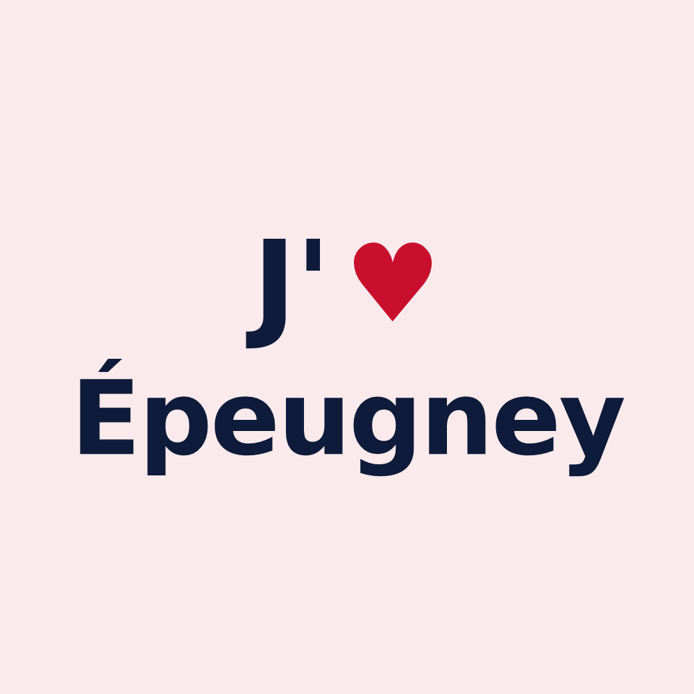 Magnet personnalisé Épeugney — design J'aime Épeugney