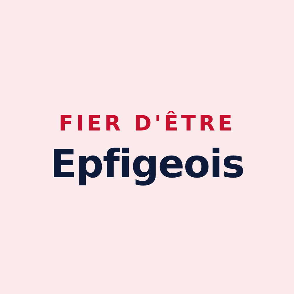 Magnet « Fier d'être Epfigeois » — design pour Epfig