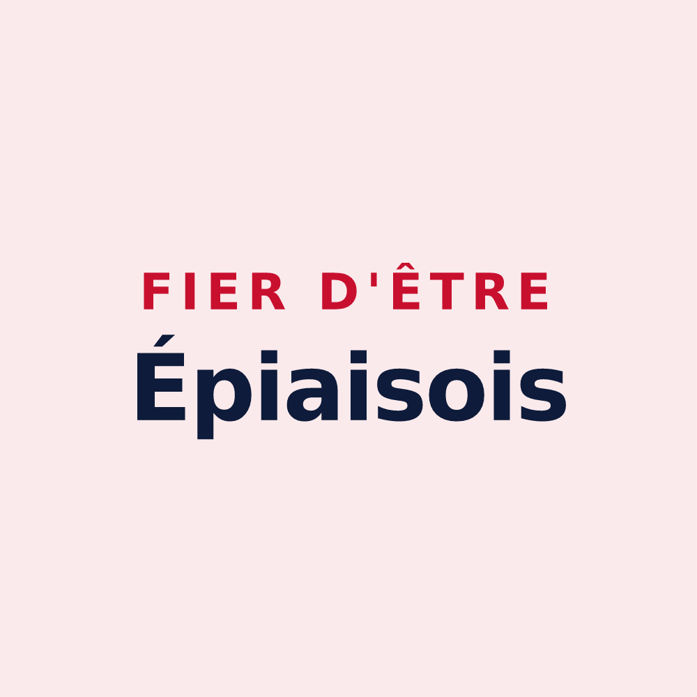 Magnet « Fier d'être Épiaisois » — design pour Épiais-lès-Louvres