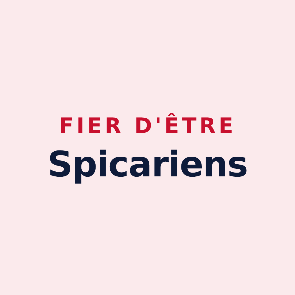 Magnet « Fier d'être Spicariens » — design pour Épieds