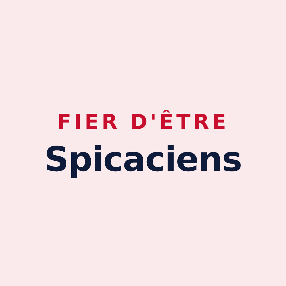 Magnet « Fier d'être Spicaciens » — design pour Épieds-en-Beauce