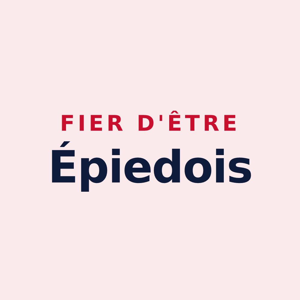 Magnet « Fier d'être Épiedois » — design pour Épieds