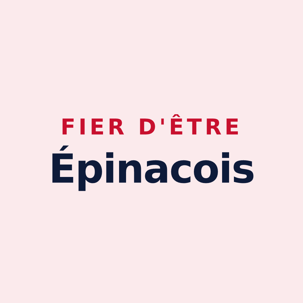 Magnet « Fier d'être Épinacois » — design pour Épinac