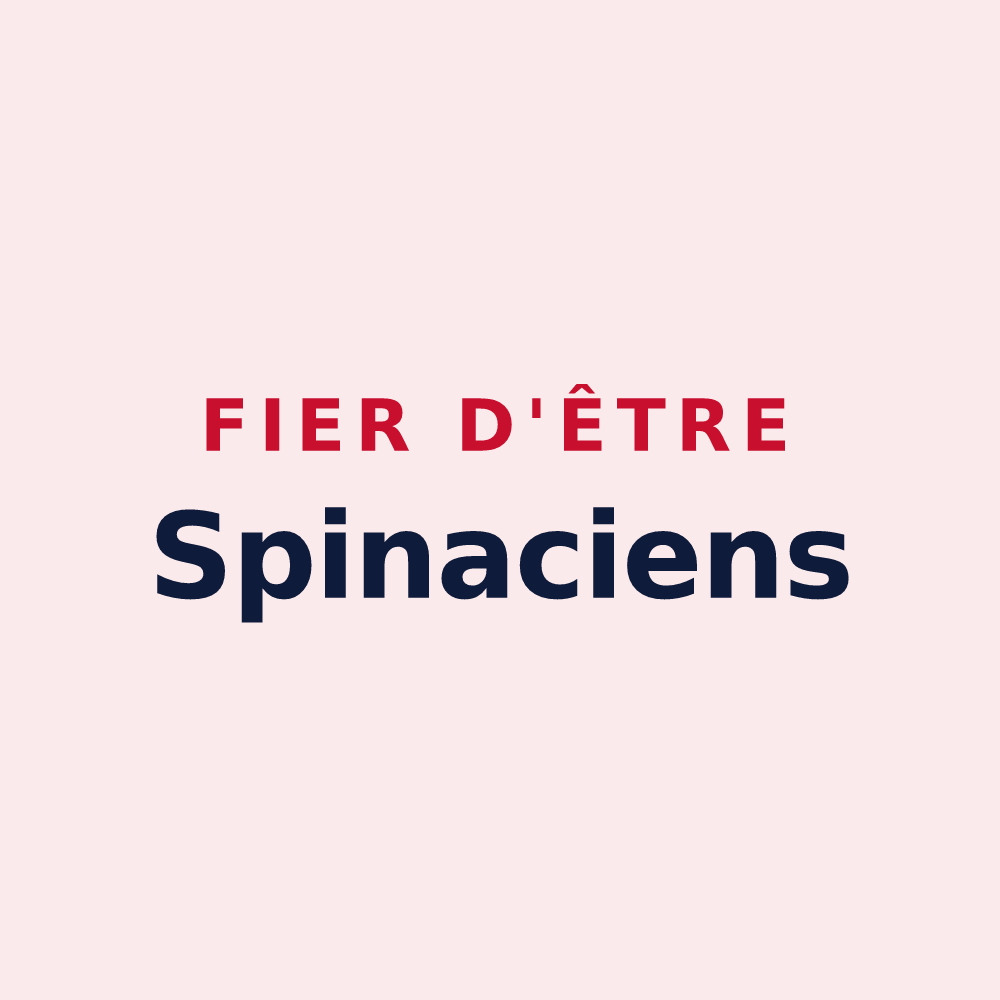 Magnet « Fier d'être Spinaciens » — design pour Épinay-Champlâtreux
