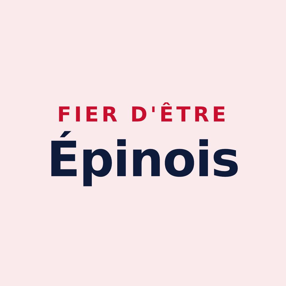 Magnet « Fier d'être Épinois » — design pour Épinay-sur-Odon