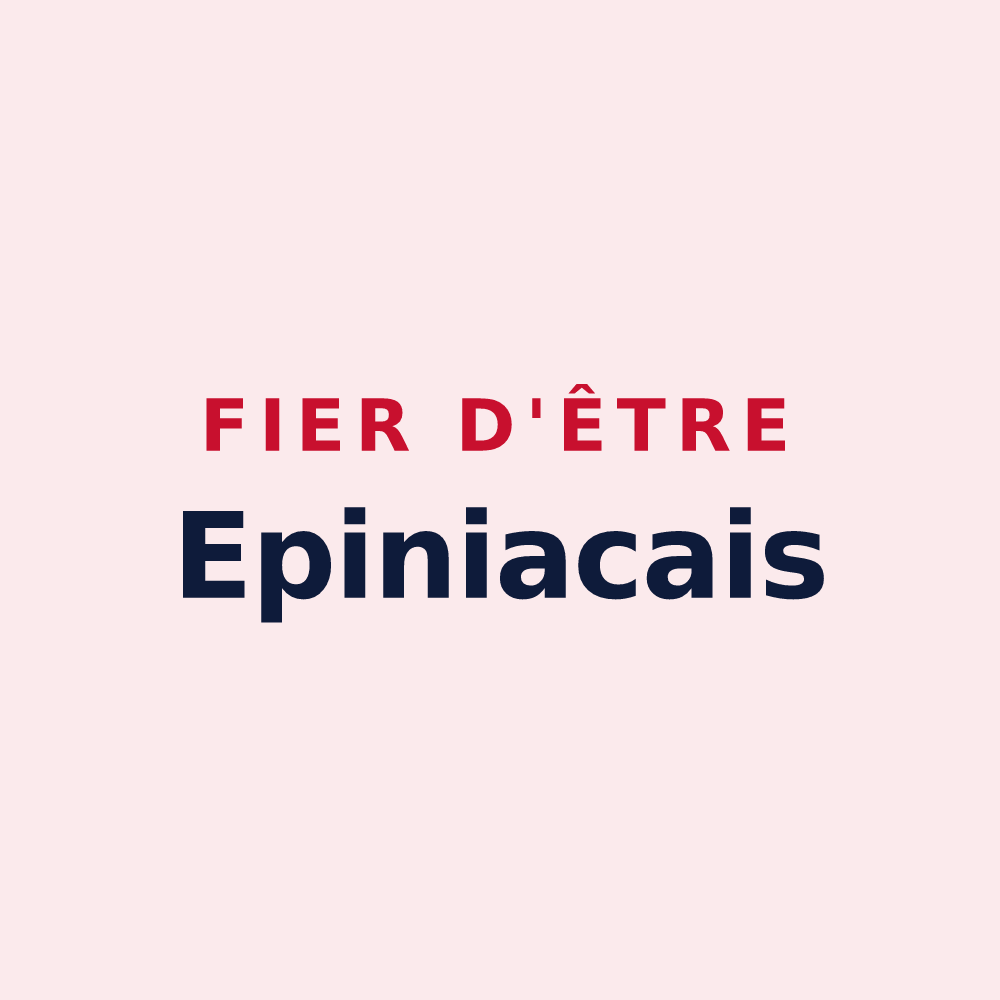 Magnet « Fier d'être Epiniacais » — design pour Epiniac