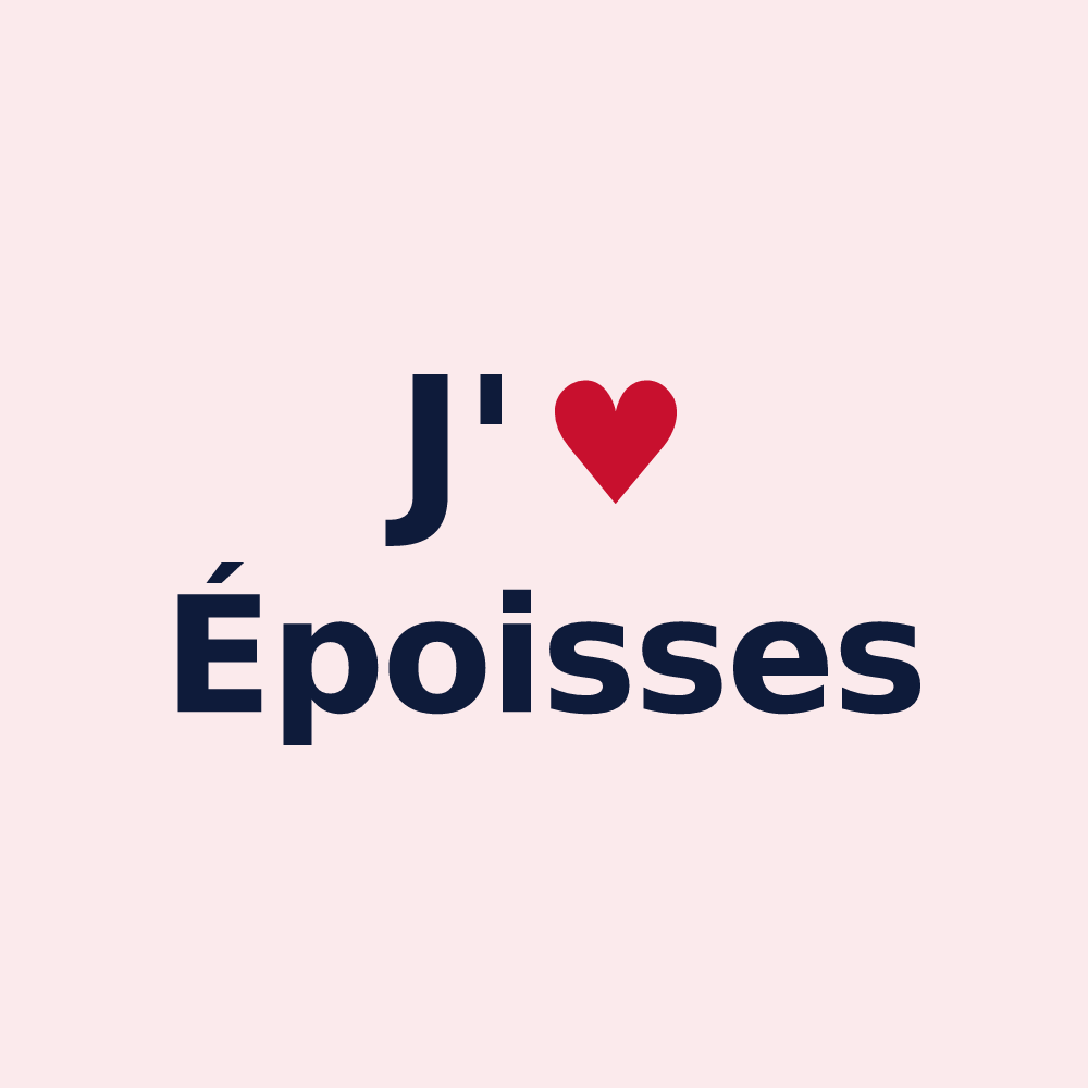 Magnet personnalisé Époisses — design J'aime Époisses