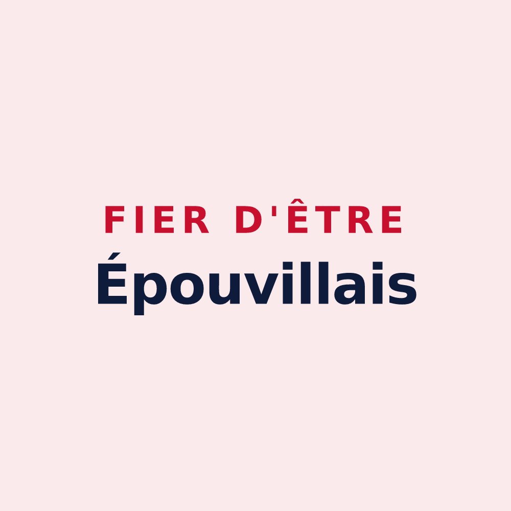 Magnet « Fier d'être Épouvillais » — design pour Épouville