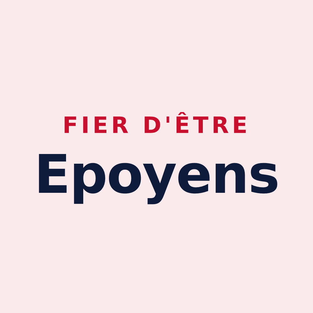 Magnet « Fier d'être Epoyens » — design pour Époye