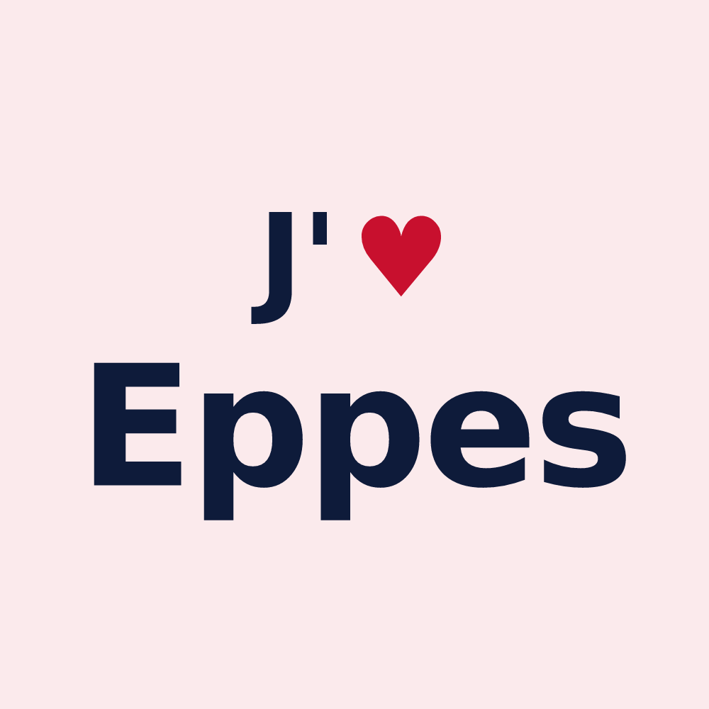 Magnet personnalisé Eppes — design J'aime Eppes