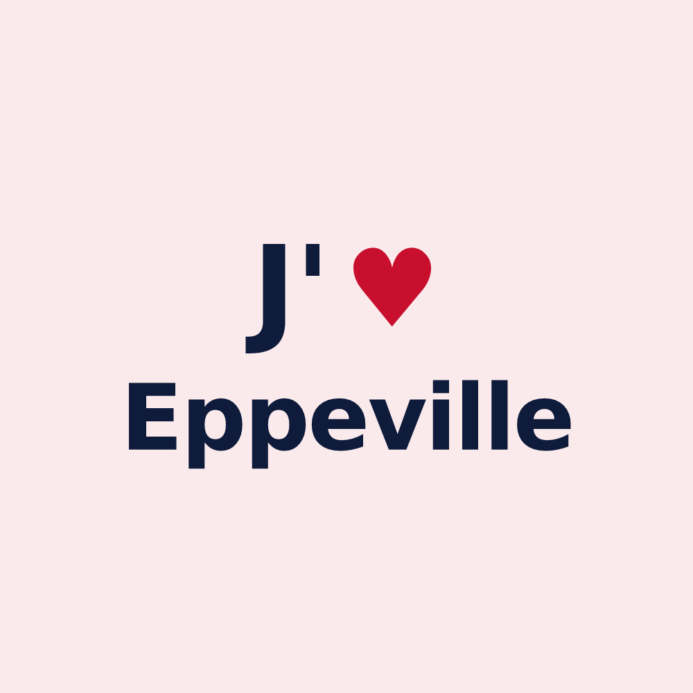 Magnet personnalisé Eppeville — design J'aime Eppeville