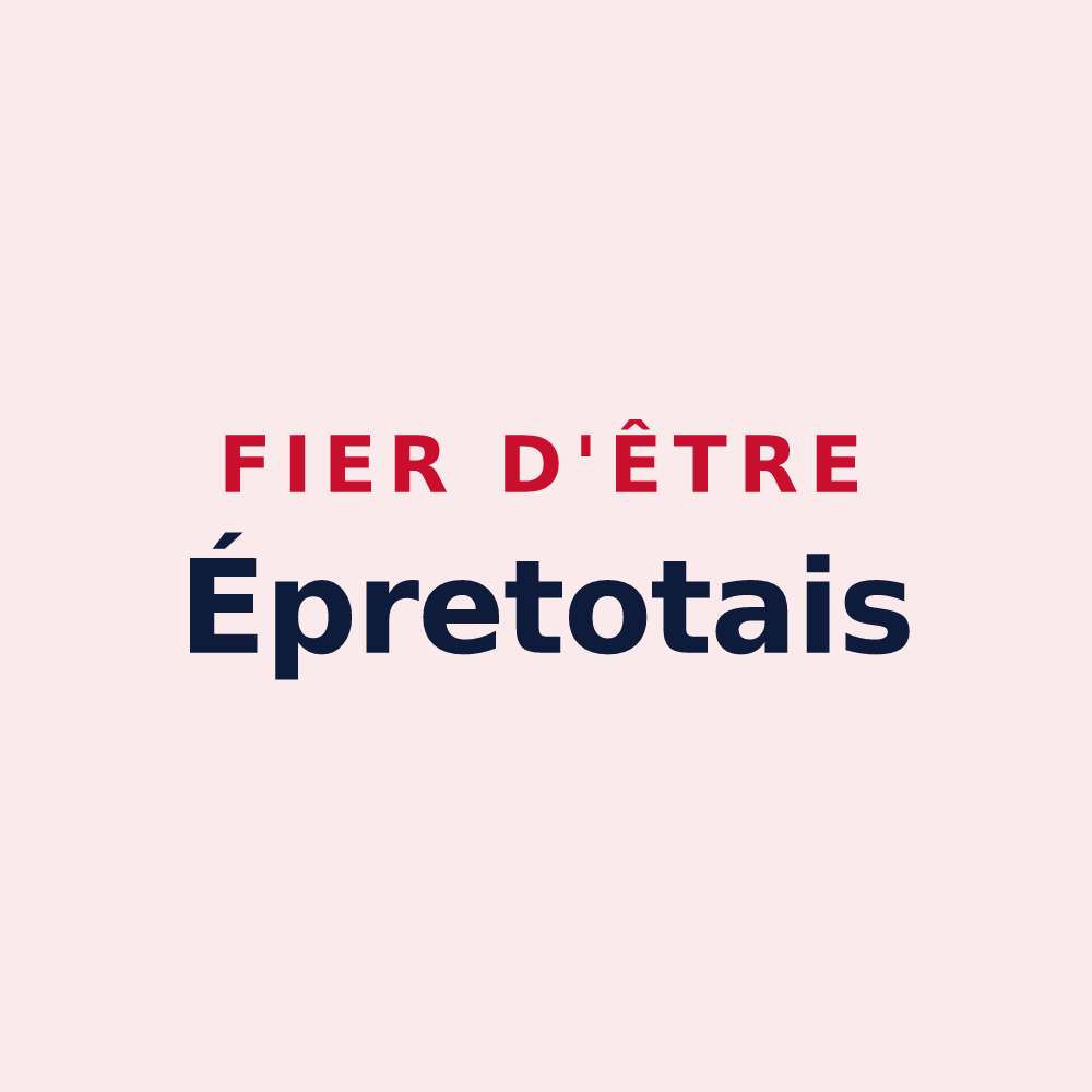 Magnet « Fier d'être Épretotais » — design pour Épretot