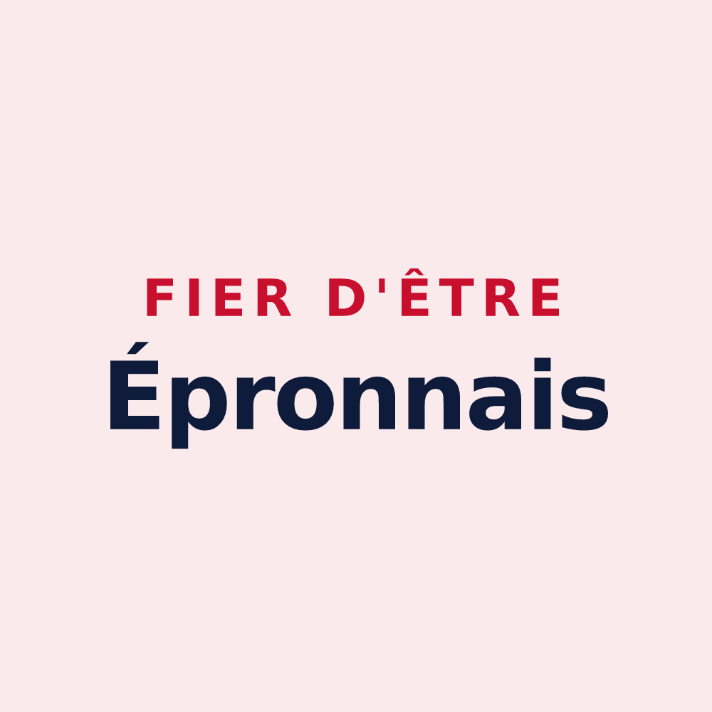 Magnet « Fier d'être Épronnais » — design pour Épron