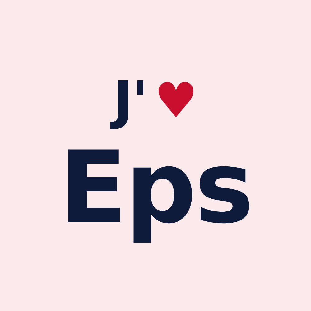 Magnet personnalisé Eps — design J'aime Eps