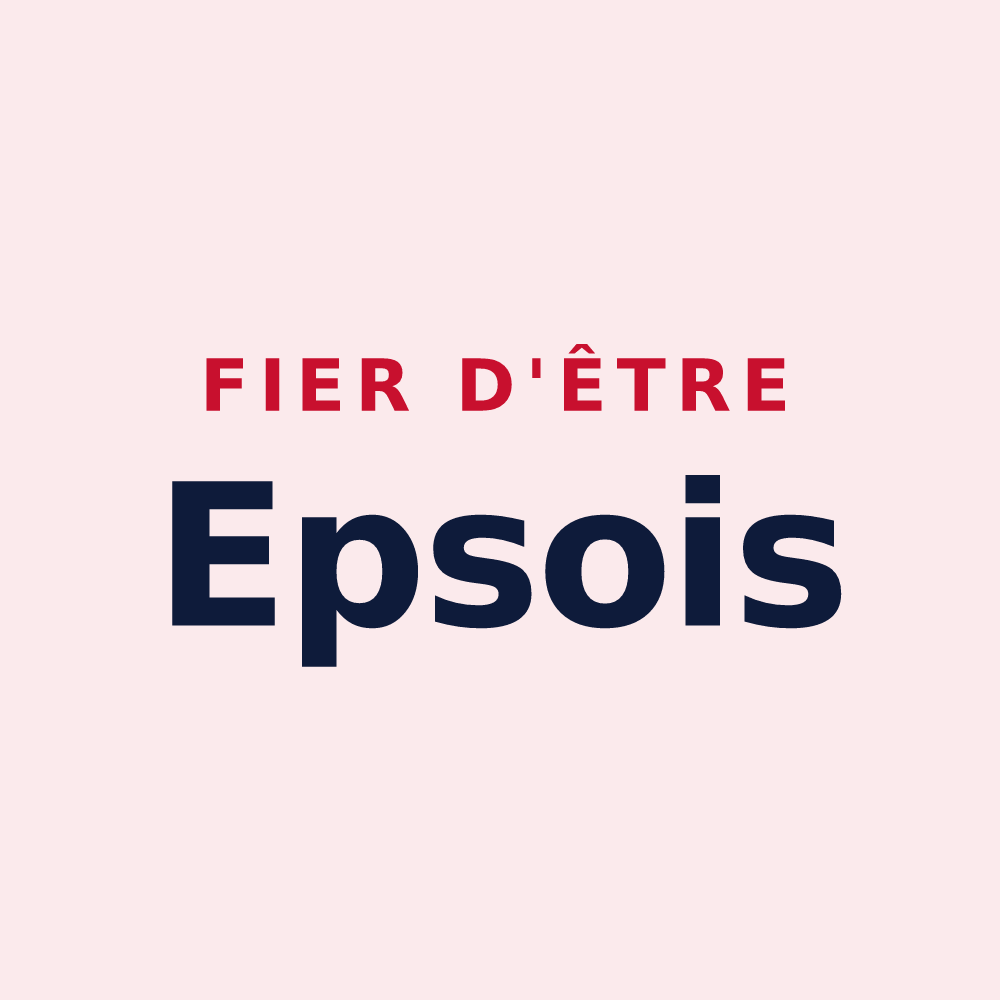 Magnet « Fier d'être Epsois » — design pour Eps