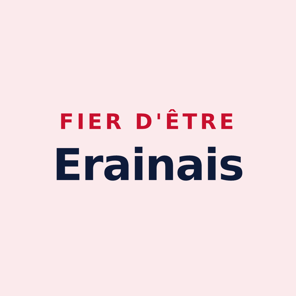 Magnet « Fier d'être Erainais » — design pour Eraines