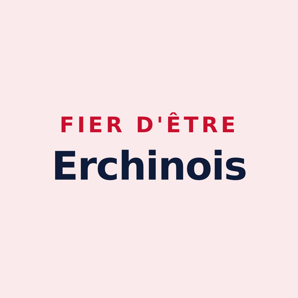 Magnet « Fier d'être Erchinois » — design pour Erchin