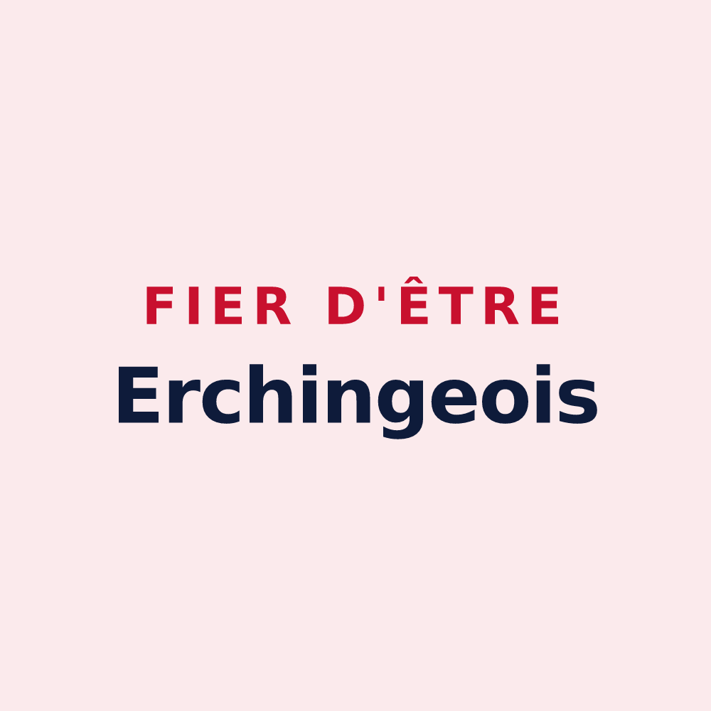 Magnet « Fier d'être Erchingeois » — design pour Erching
