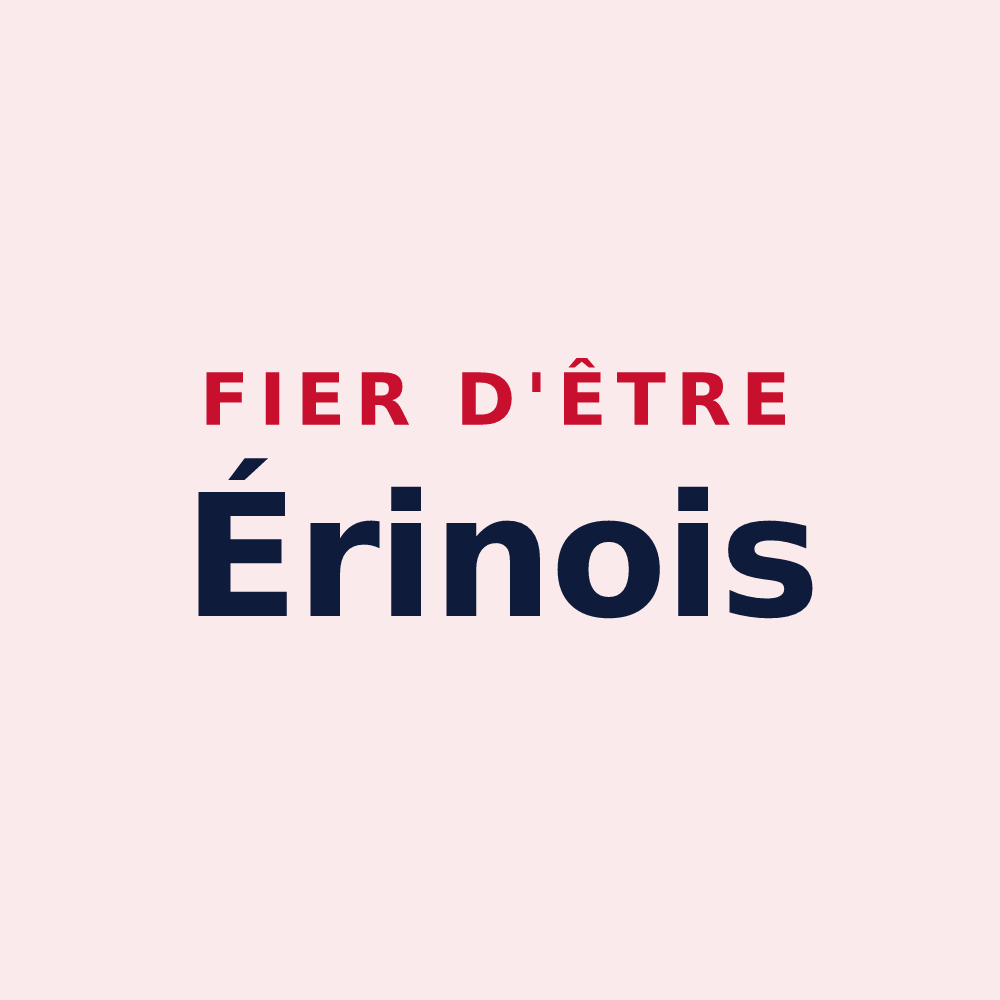 Magnet « Fier d'être Érinois » — design pour Érin
