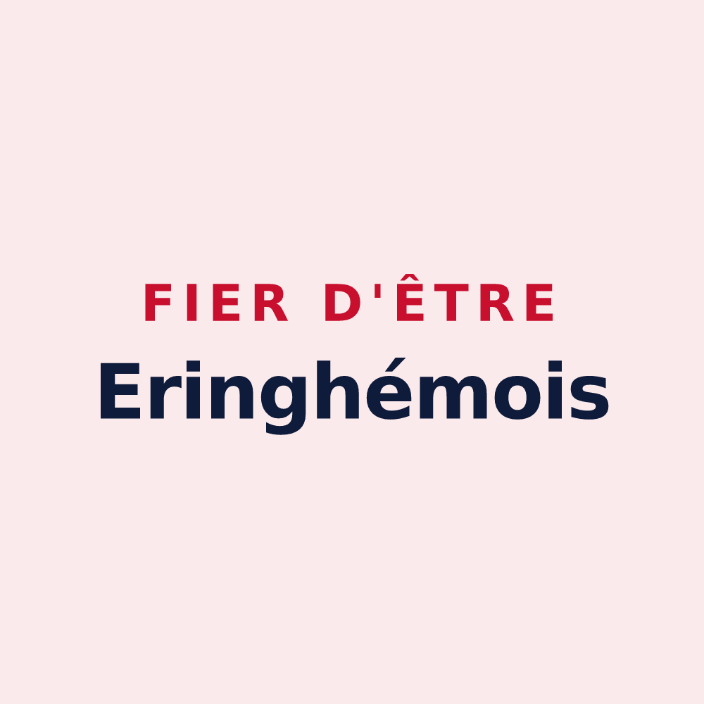 Magnet « Fier d'être Eringhémois » — design pour Eringhem