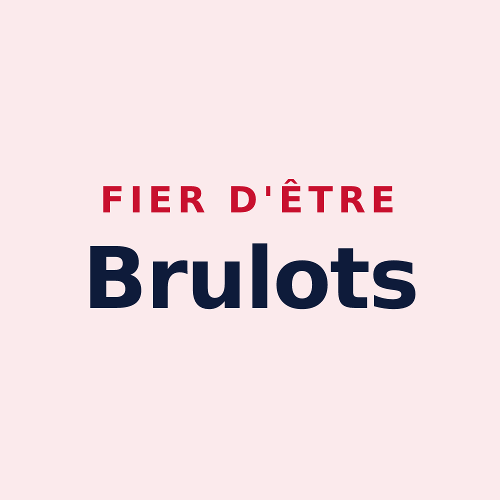Magnet « Fier d'être Brulots » — design pour Érize-la-Brûlée