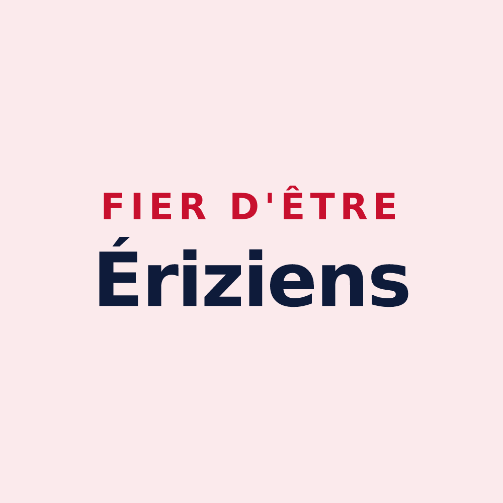 Magnet « Fier d'être Ériziens » — design pour Érize-Saint-Dizier