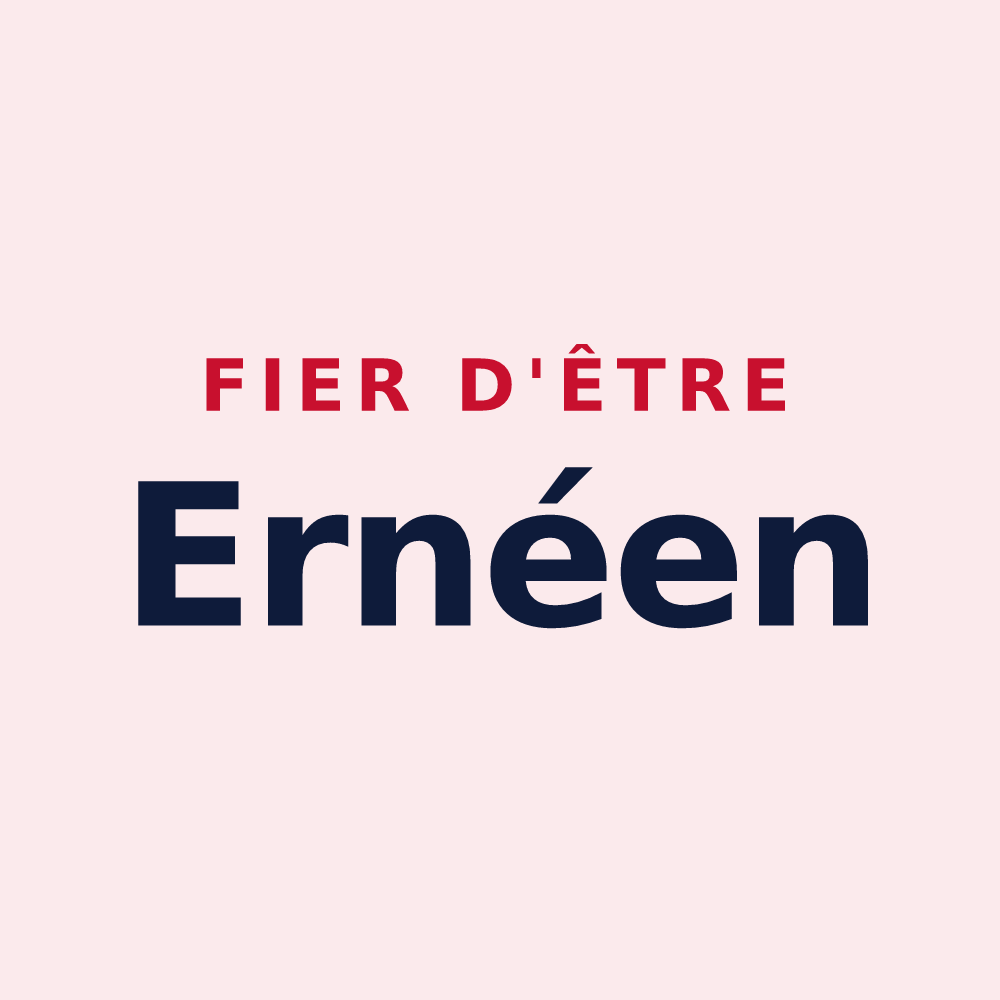 Magnet « Fier d'être Ernéen » — design pour Ernée