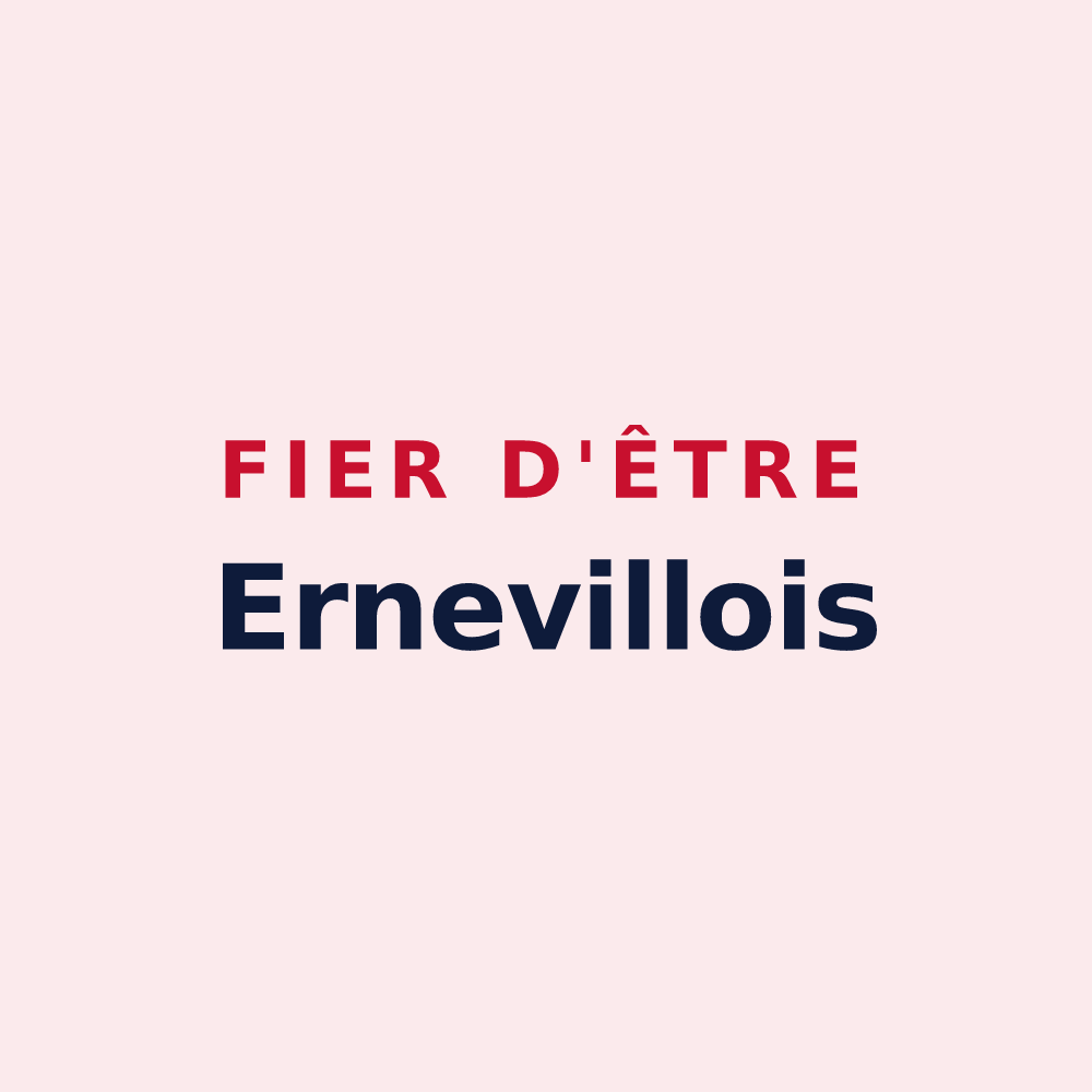 Magnet « Fier d'être Ernevillois » — design pour Erneville-aux-Bois