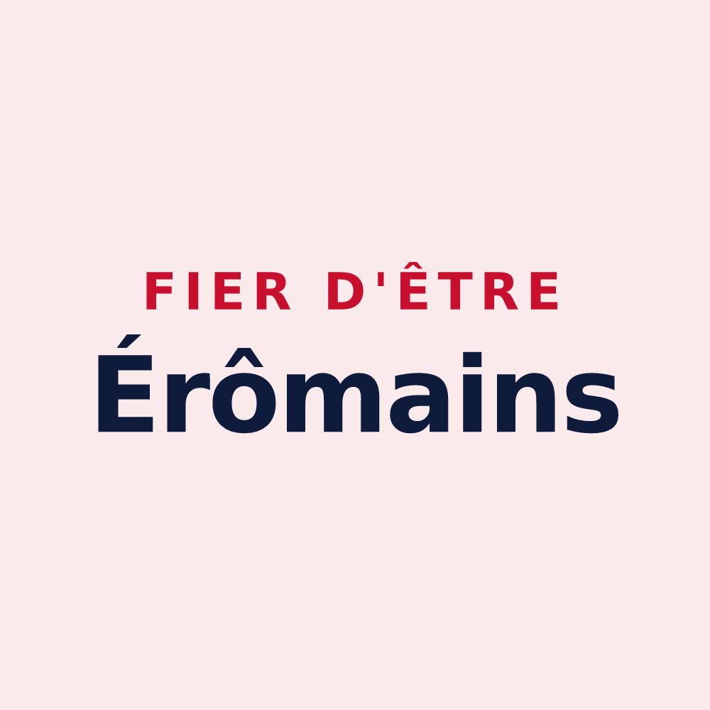 Magnet « Fier d'être Érômains » — design pour Érôme