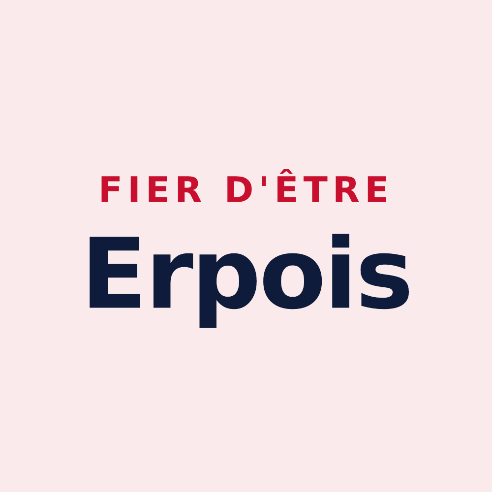 Magnet « Fier d'être Erpois » — design pour Erp