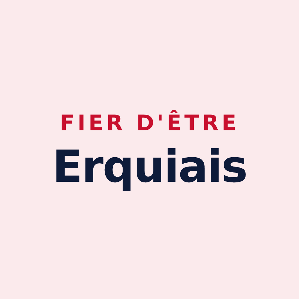 Magnet « Fier d'être Erquiais » — design pour Erquy