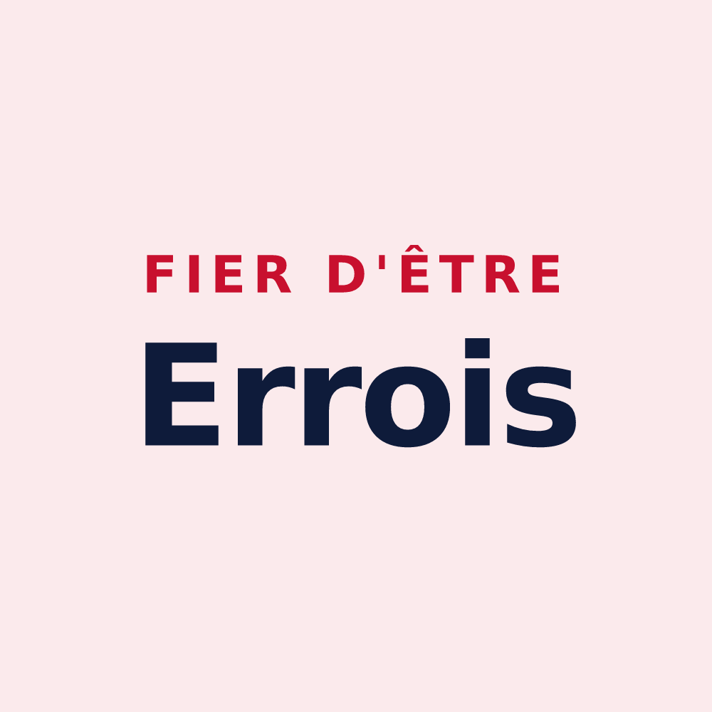 Magnet « Fier d'être Errois » — design pour Erre