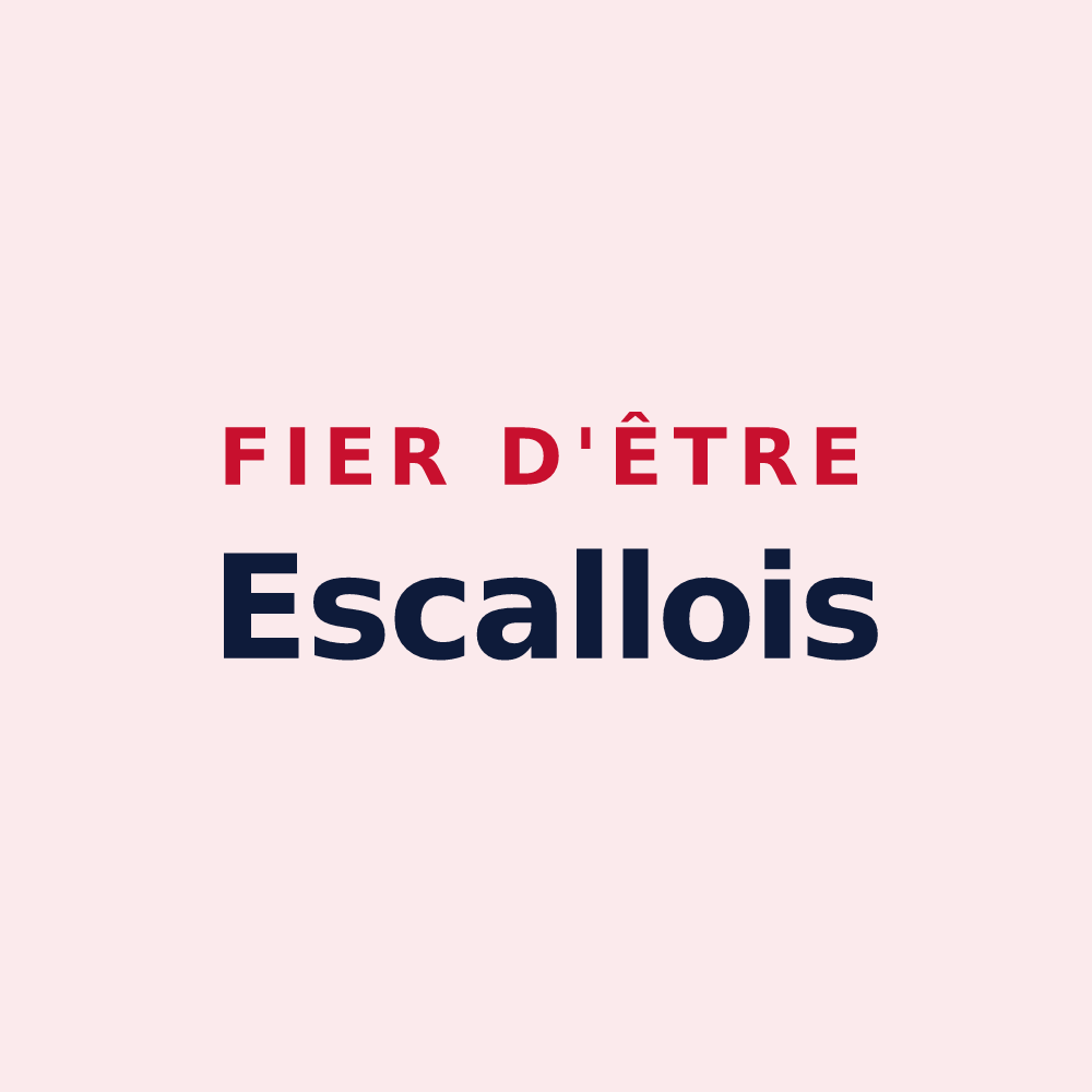 Magnet « Fier d'être Escallois » — design pour Escalles