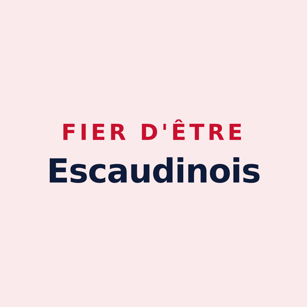 Magnet « Fier d'être Escaudinois » — design pour Escaudain