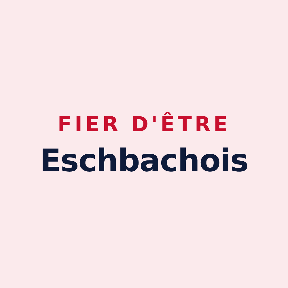 Magnet « Fier d'être Eschbachois » — design pour Eschbach