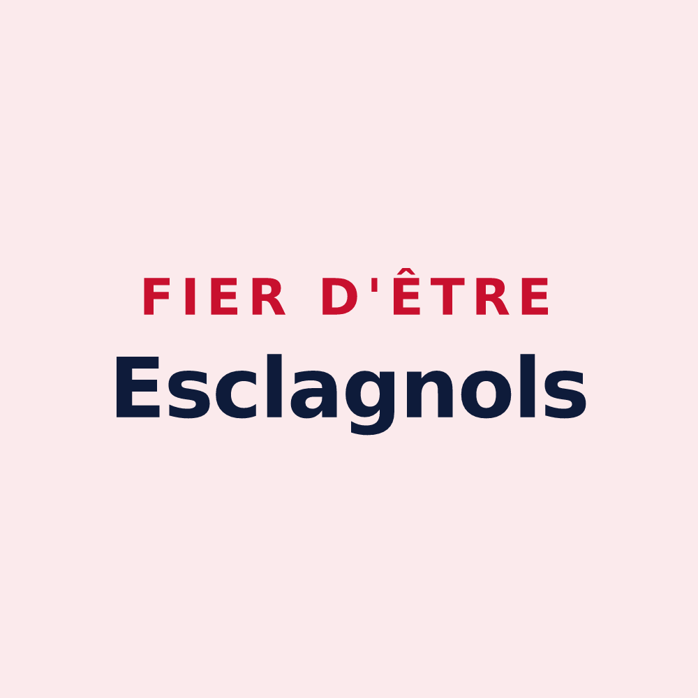 Magnet « Fier d'être Esclagnols » — design pour Esclagne