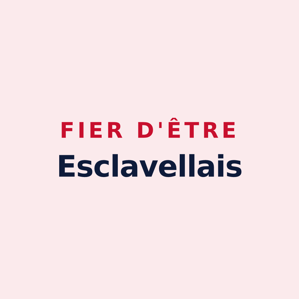 Magnet « Fier d'être Esclavellais » — design pour Esclavelles