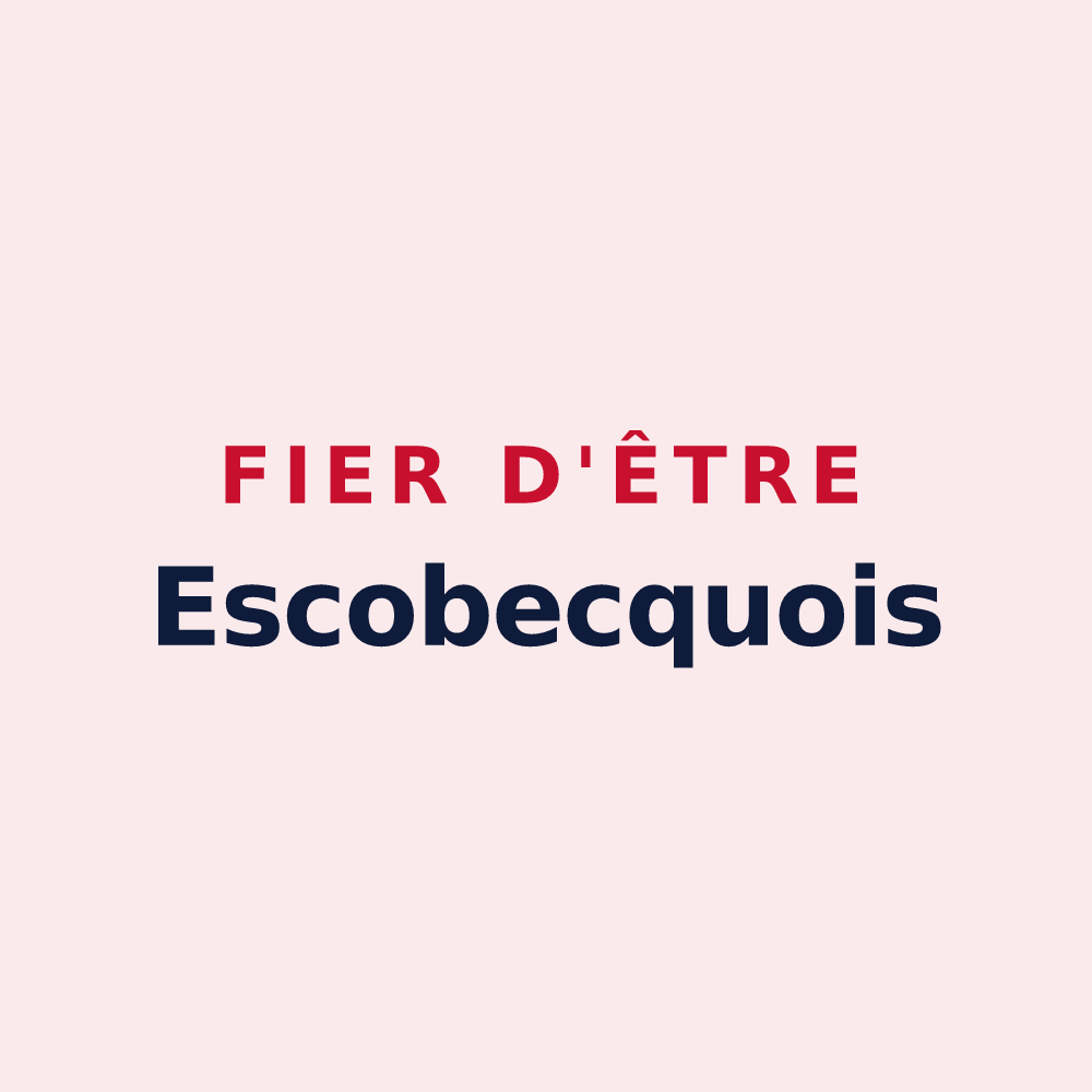Magnet « Fier d'être Escobecquois » — design pour Escobecques