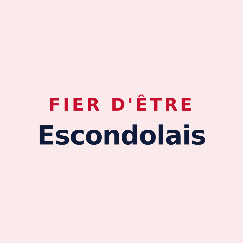 Magnet « Fier d'être Escondolais » — design pour Escondeaux