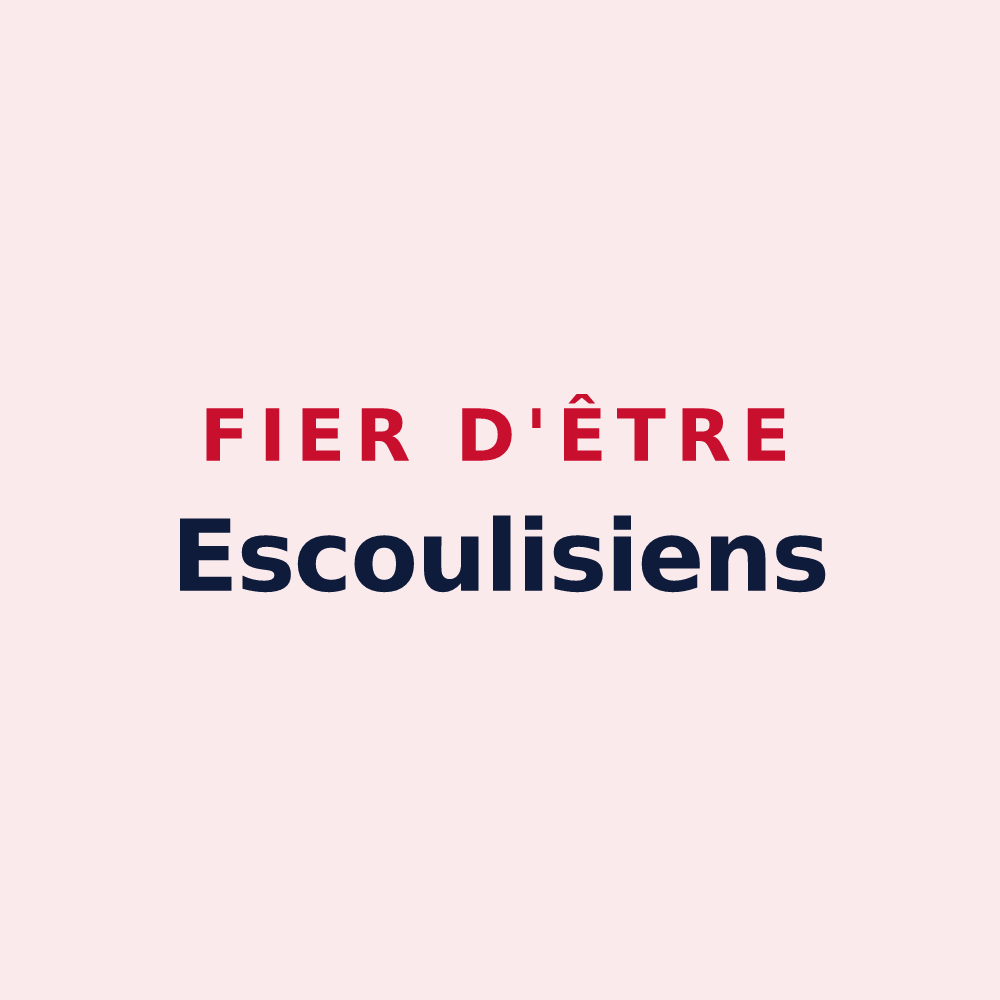 Magnet « Fier d'être Escoulisiens » — design pour Escoulis