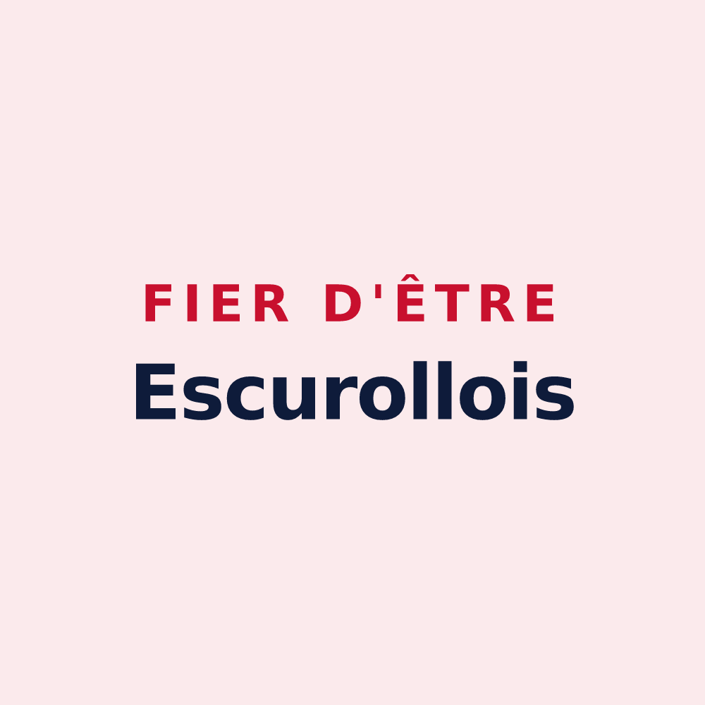 Magnet « Fier d'être Escurollois » — design pour Escurolles