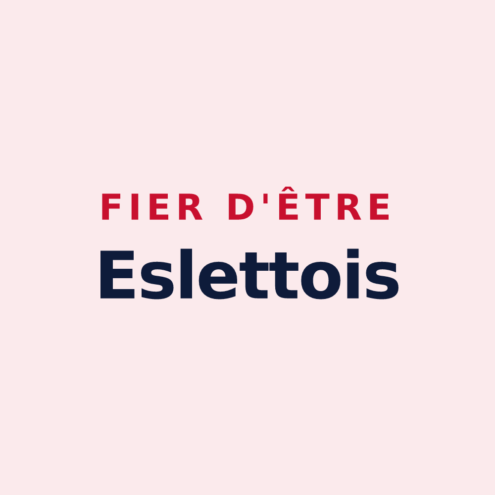 Magnet « Fier d'être Eslettois » — design pour Eslettes