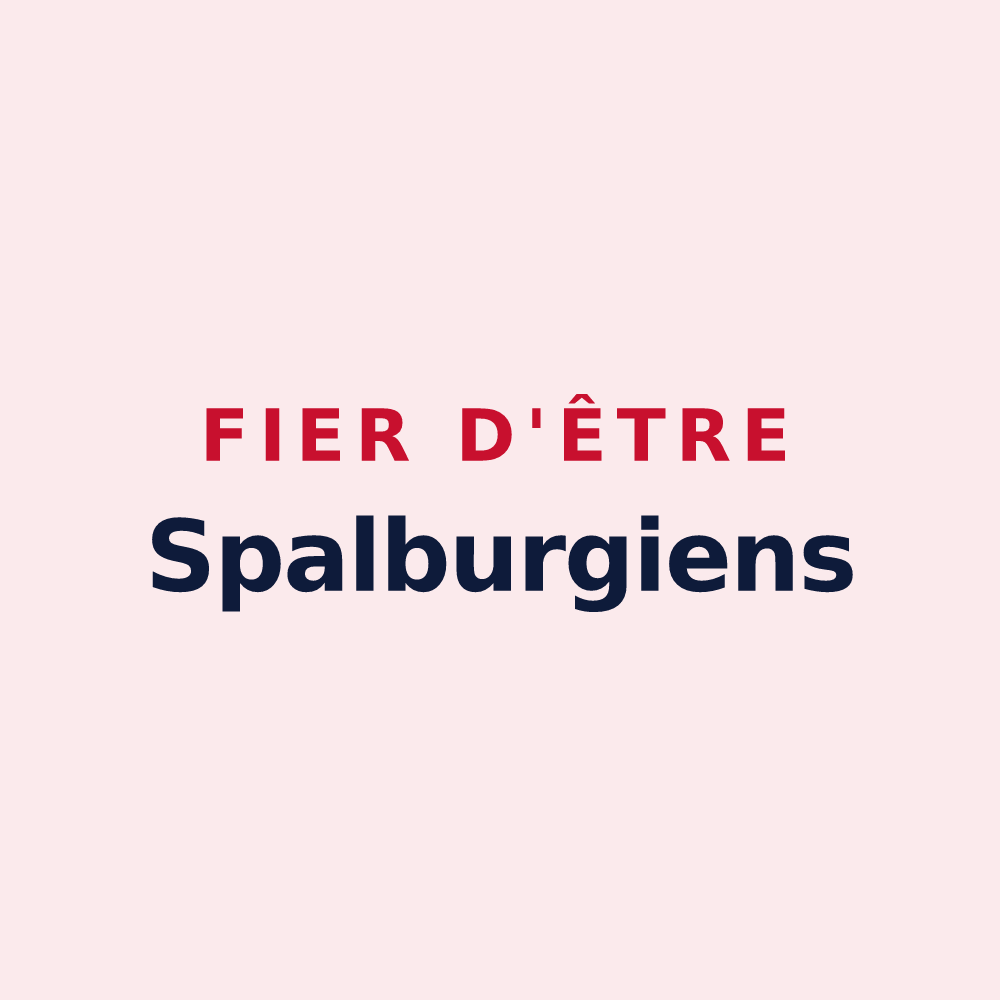 Magnet « Fier d'être Spalburgiens » — design pour Espaubourg