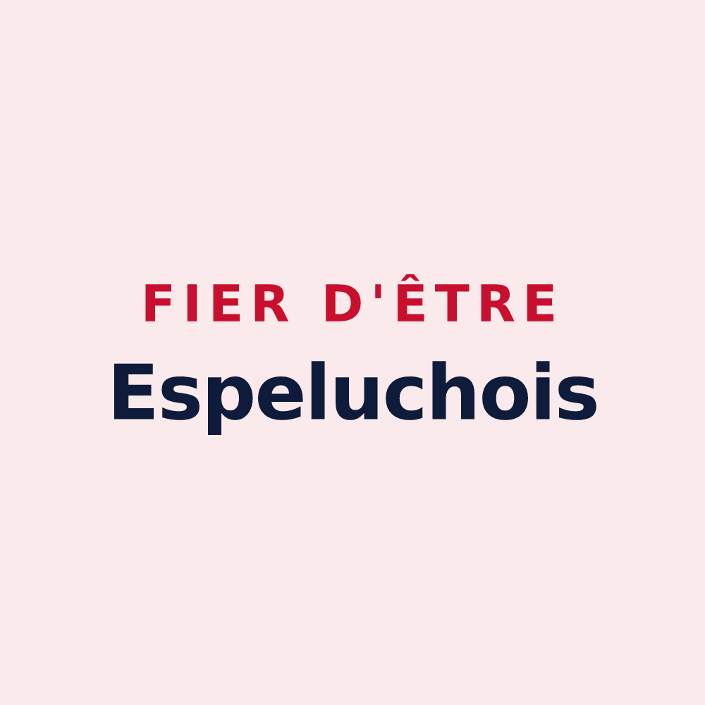 Magnet « Fier d'être Espeluchois » — design pour Espeluche