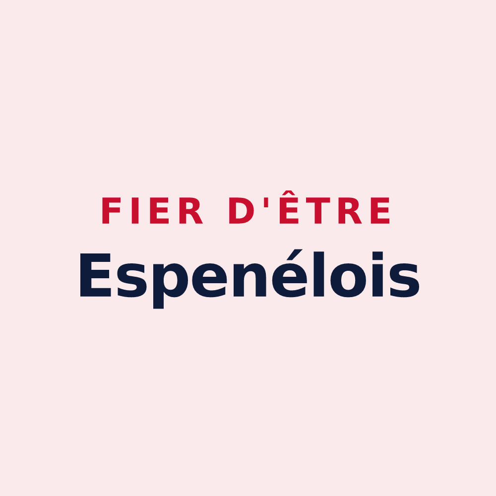 Magnet « Fier d'être Espenélois » — design pour Espenel