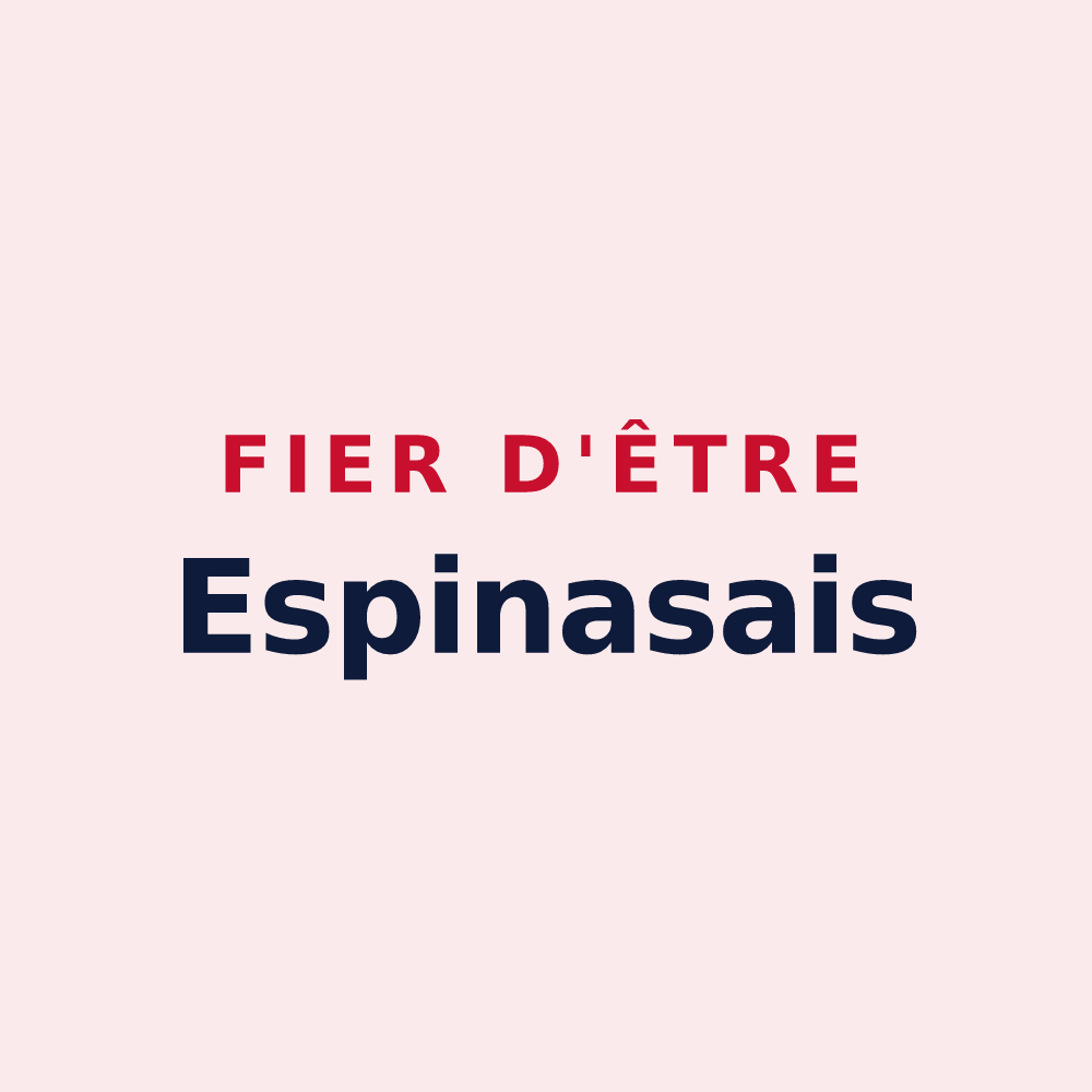 Magnet « Fier d'être Espinasais » — design pour Espinas