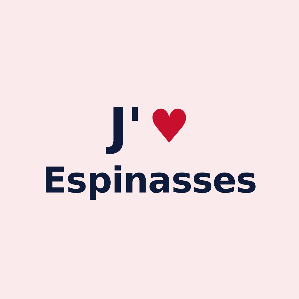 Magnet personnalisé Espinasses — design J'aime Espinasses