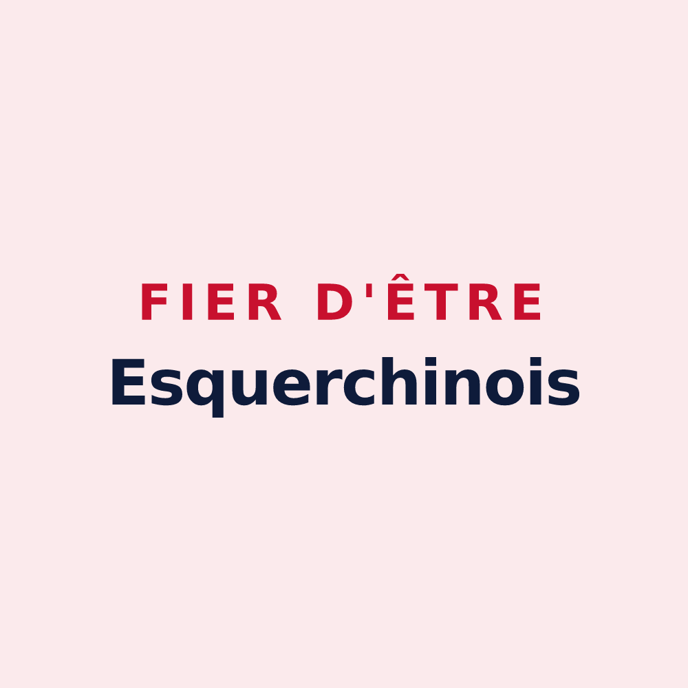 Magnet « Fier d'être Esquerchinois » — design pour Esquerchin