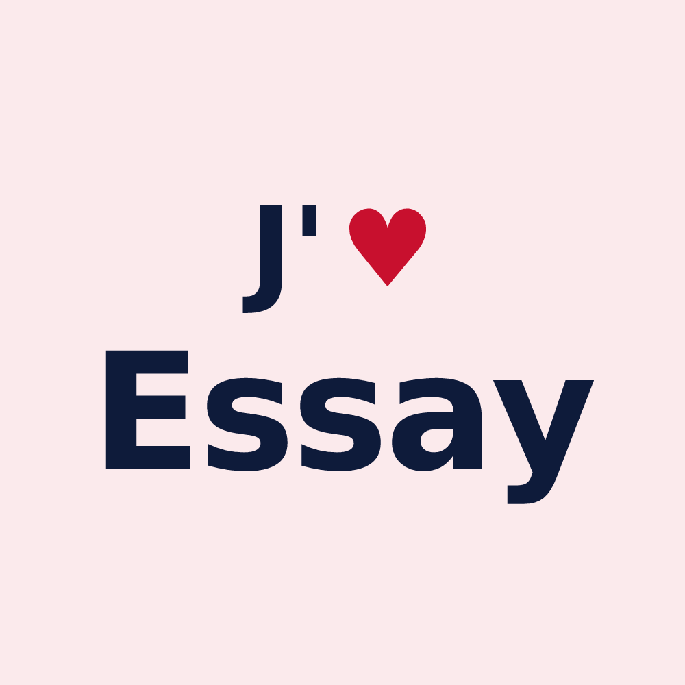 Magnet personnalisé Essay — design J'aime Essay